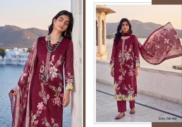Zulfat faiza lawn dress material wholesale